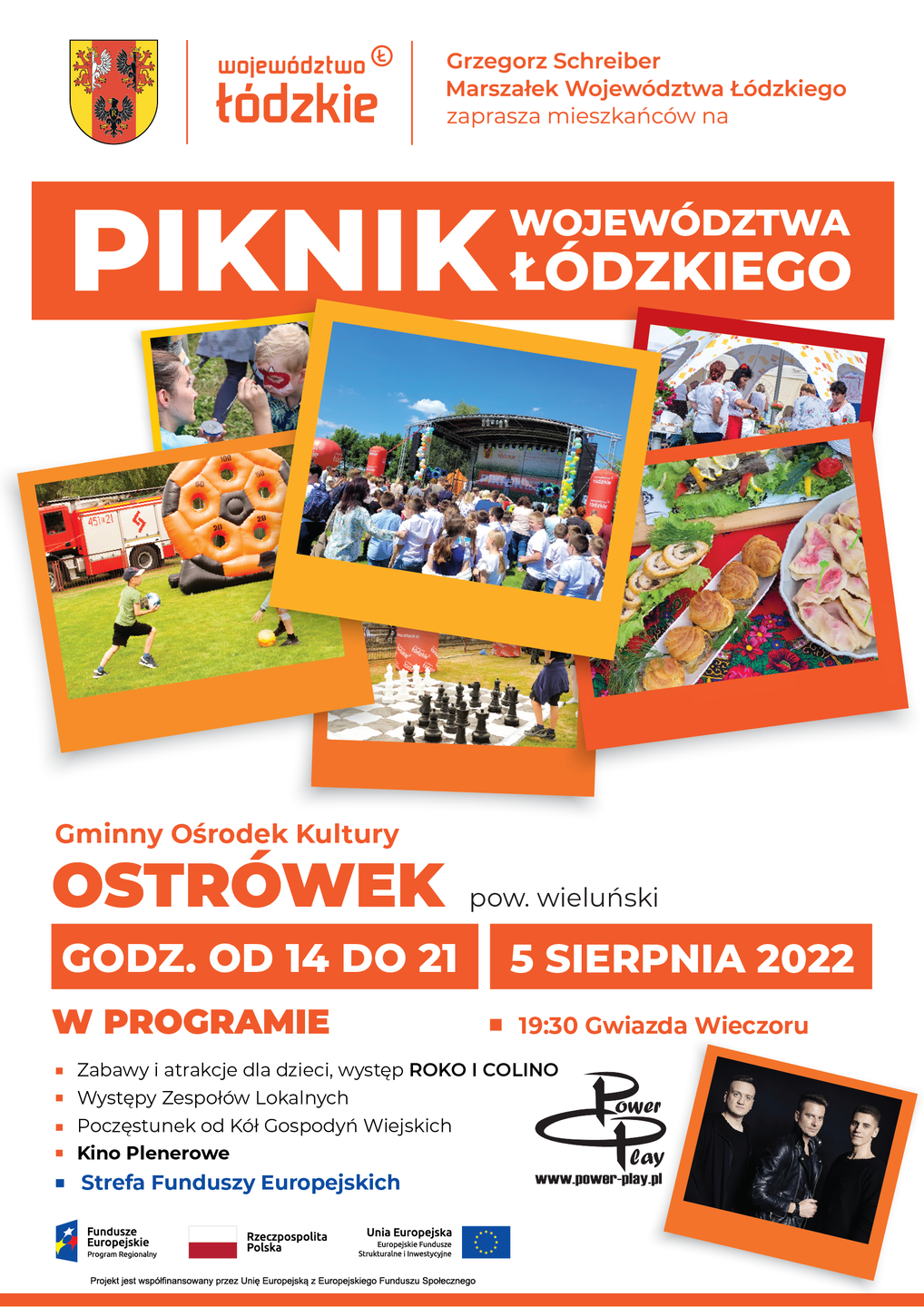 Piknik plakat Ostrówek do internetu