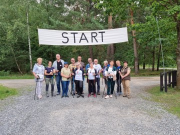 Nordic Walking seniorzy relacja, 