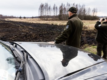 Patrol straży PPK z Państwową Strażą Łowiecką w Łodzi, wiosna 2026., 