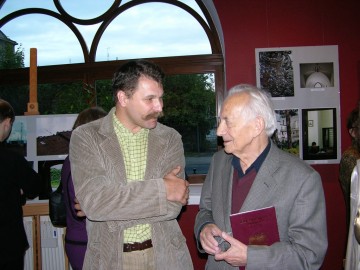 Wystawa ZNPK w Muzeum w Radomsku - Dyr. Piotr Wypych i Stanisław Różewicz; 2009r.