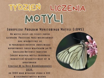 Inormacja o Europejskim Programie Monitoringu Motyli, 