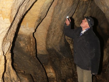 Liczenie nietoperzy zimujących w jaskiniach ZPK 27.01.2024, <p>Fot: J.M.</p>