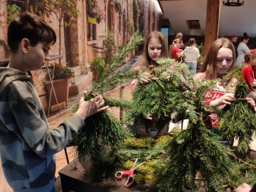 Warsztaty Bożonarodzeniowe w SP Burzenin 2025, 